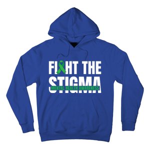 Fight The Stigma Tal Health Awareness Ribbon Gift Hoodie