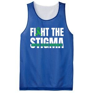 Fight The Stigma Tal Health Awareness Ribbon Gift Mesh Reversible Basketball Jersey Tank