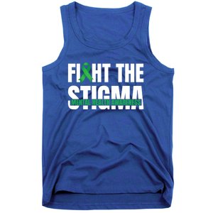 Fight The Stigma Tal Health Awareness Ribbon Gift Tank Top