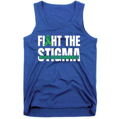 Fight The Stigma Tal Health Awareness Ribbon Gift Tank Top