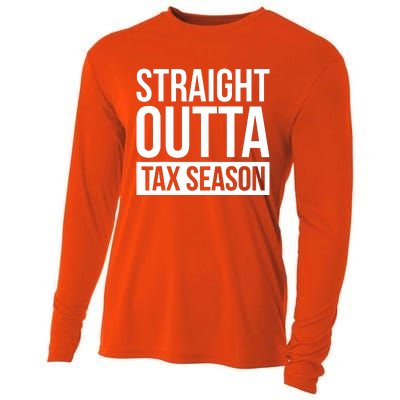 Funny Tax Season Gift Idea Tax Accountant Tax Cooling Performance Long Sleeve Crew