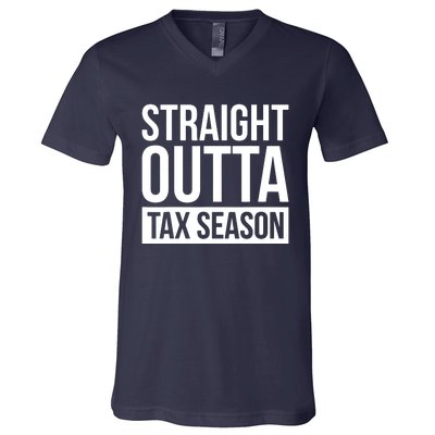 Funny Tax Season Gift Idea Tax Accountant Tax V-Neck T-Shirt