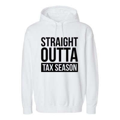 Funny Tax Season Gift Idea Tax Accountant Tax Garment-Dyed Fleece Hoodie