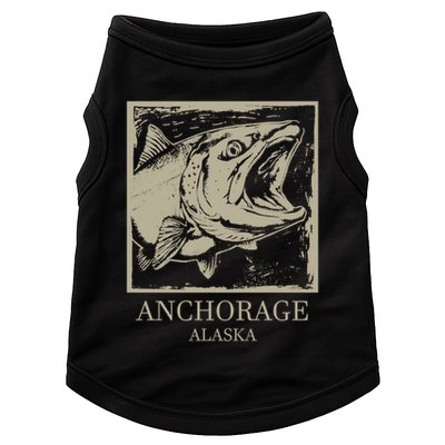 Fishing Town Souvenir Anchorage Alaska Gift Doggie Tank