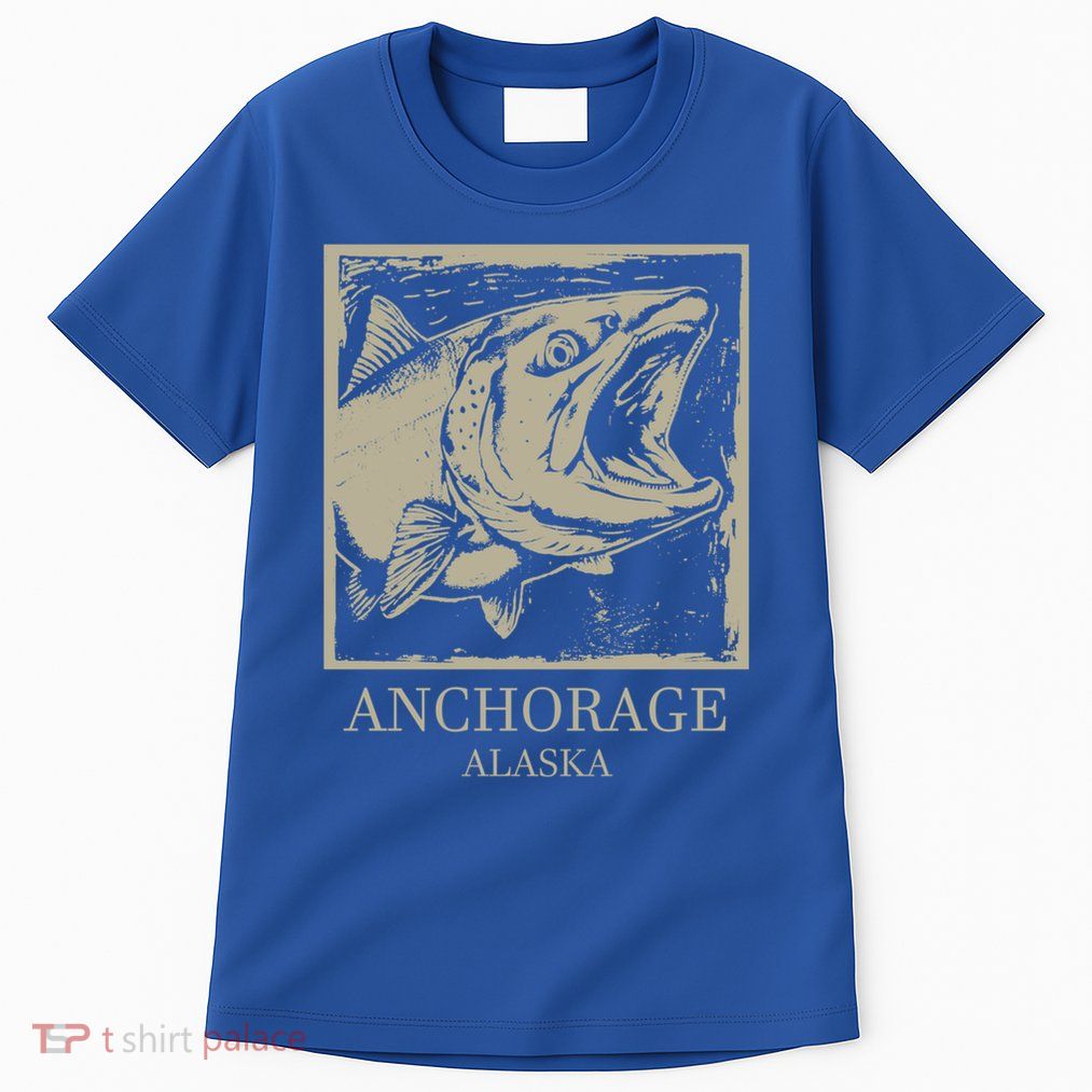 Fishing Town Souvenir Anchorage Alaska Gift Tall T-Shirt