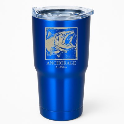 Fishing Town Souvenir Anchorage Alaska Gift Tumbler