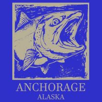 Fishing Town Souvenir Anchorage Alaska Gift Women's V-Neck T-Shirt