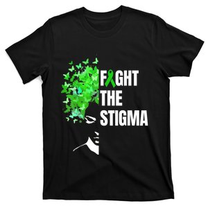 Fight The Stigma | Mental Health Awareness Month Green T-Shirt