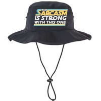 Funny The Sarcasm Is Strong With This One Bucket Hat