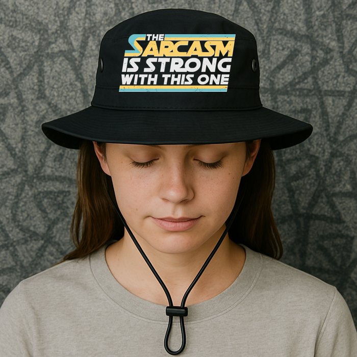 Funny The Sarcasm Is Strong With This One Bucket Hat