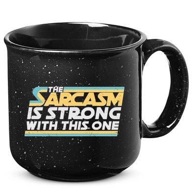 Funny The Sarcasm Is Strong With This One 15oz Campfire Ceramic Mug