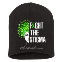 Fight The Stigma Mental Health Awareness Gift Short Acrylic Beanie