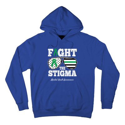 Fight The Stigma Tal Health Awareness Sunglasses Usa Flag Gift Hoodie