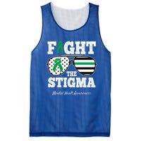 Fight The Stigma Tal Health Awareness Sunglasses Usa Flag Gift Mesh Reversible Basketball Jersey Tank