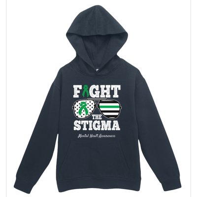 Fight The Stigma Tal Health Awareness Sunglasses Usa Flag Gift Urban Pullover Hoodie