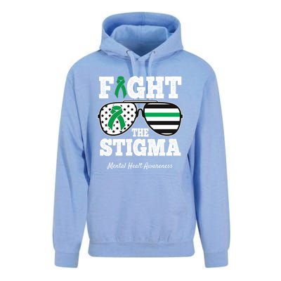 Fight The Stigma Tal Health Awareness Sunglasses Usa Flag Gift Unisex Surf Hoodie