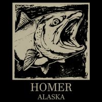 Fishing Town Souvenir Homer Alaska Cute Gift Cooling Performance Crew T-Shirt