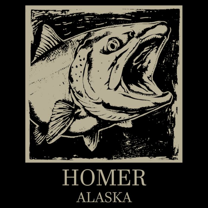 Fishing Town Souvenir Homer Alaska Cute Gift Cooling Performance Crew T-Shirt