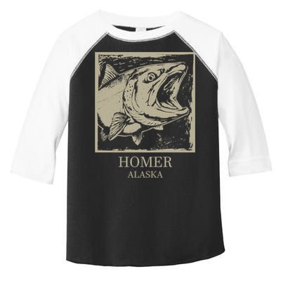 Fishing Town Souvenir Homer Alaska Cute Gift Toddler Fine Jersey T-Shirt