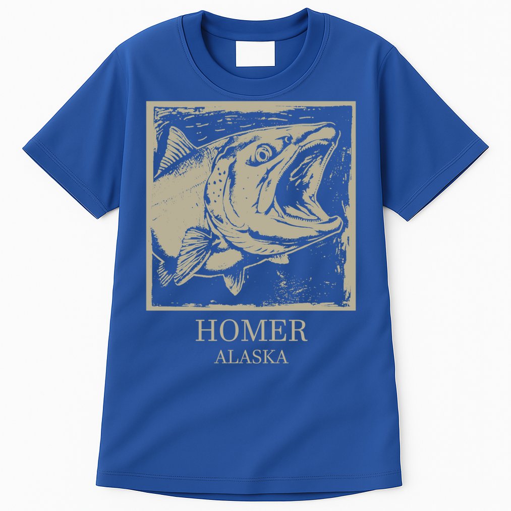 Fishing Town Souvenir Homer Alaska Cute Gift Tall T-Shirt