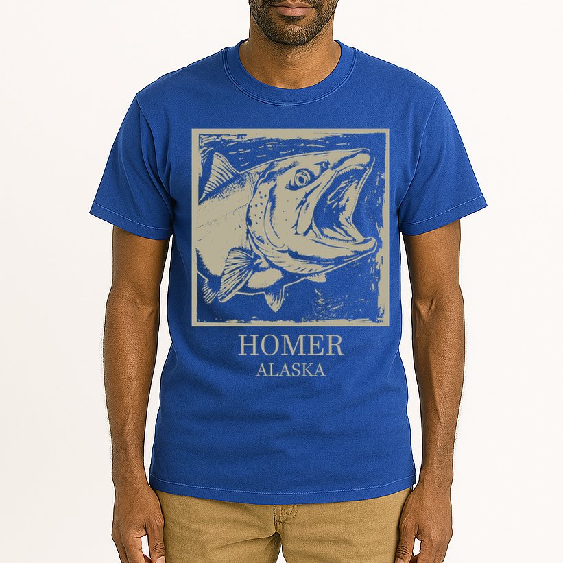 Fishing Town Souvenir Homer Alaska Cute Gift Tall T-Shirt