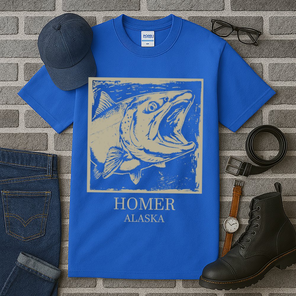 Fishing Town Souvenir Homer Alaska Cute Gift Tall T-Shirt