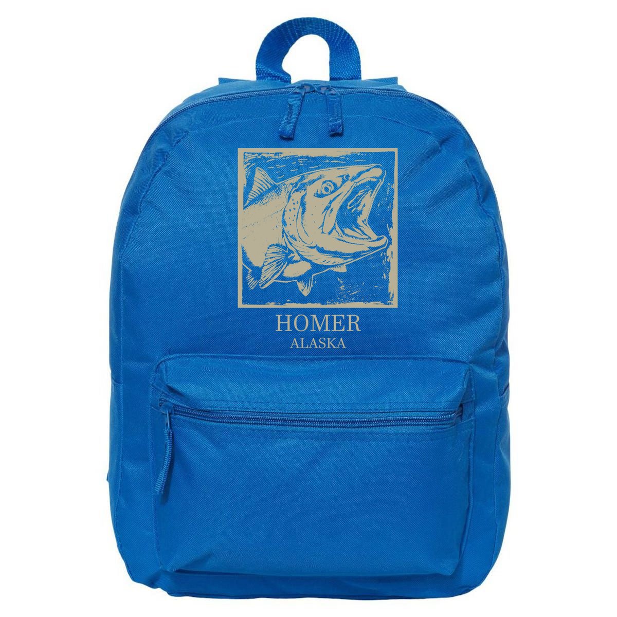 Fishing Town Souvenir Homer Alaska Cute Gift 16 in Basic Backpack