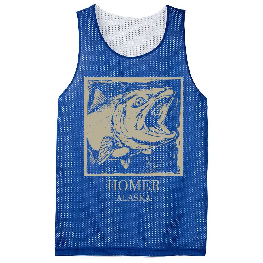 Fishing Town Souvenir Homer Alaska Cute Gift Mesh Reversible Basketball Jersey Tank