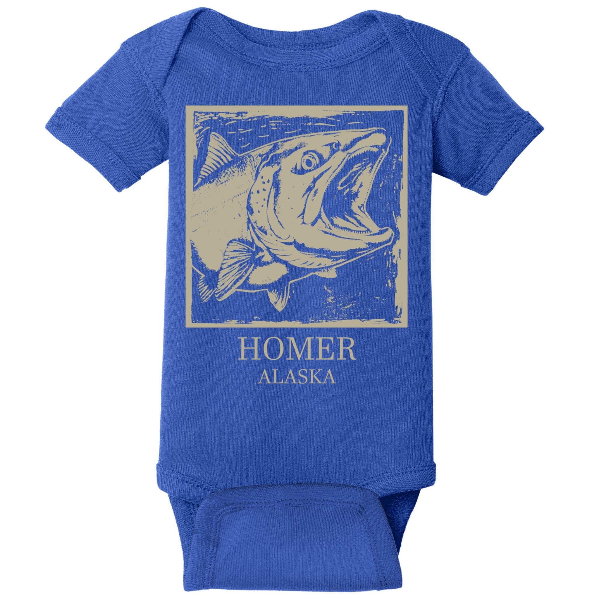 Fishing Town Souvenir Homer Alaska Cute Gift Baby Bodysuit