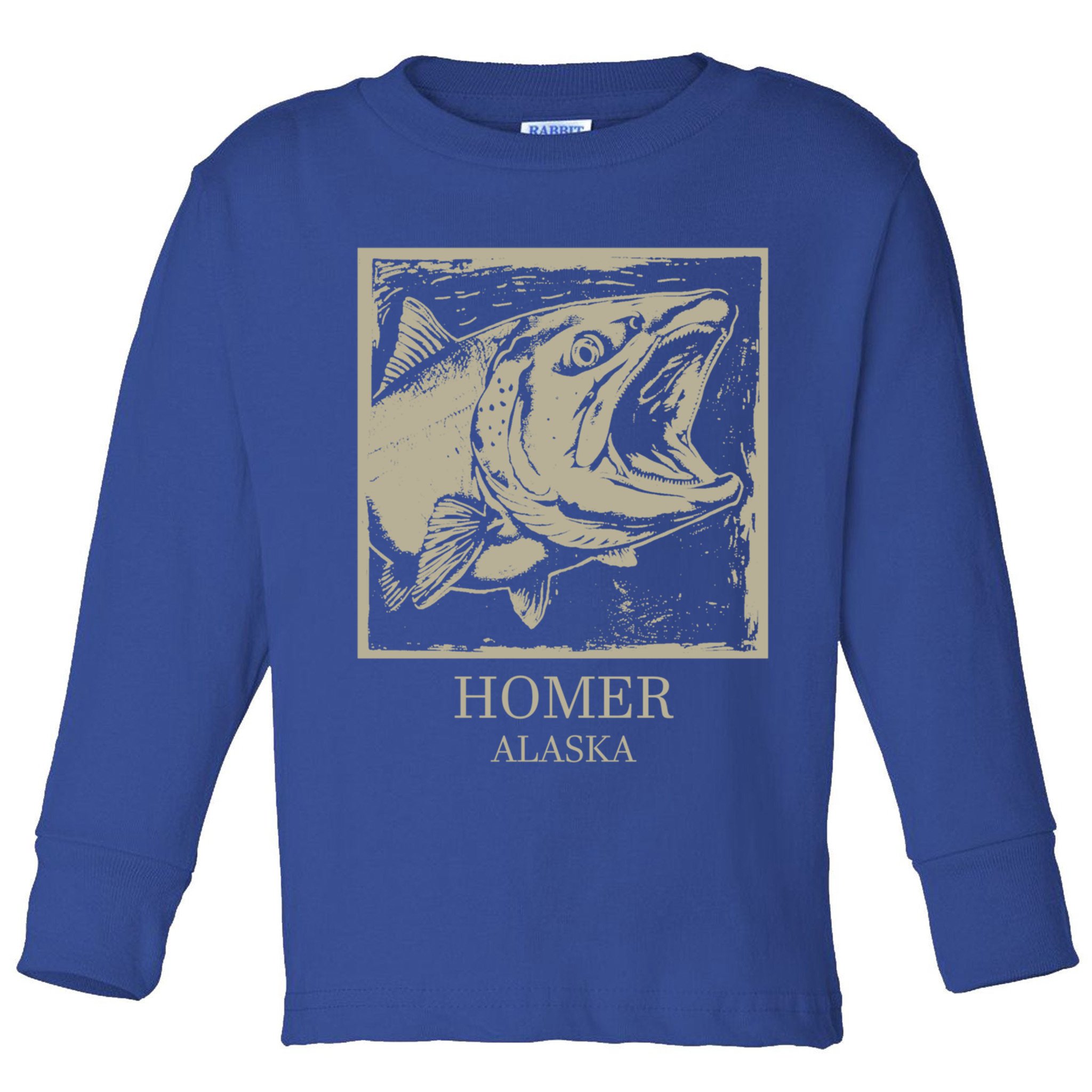 Fishing Town Souvenir Homer Alaska Cute Gift Toddler Long Sleeve Shirt