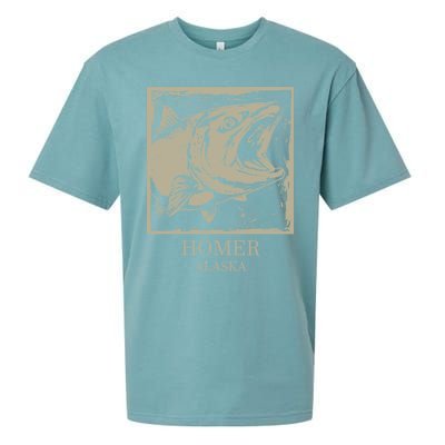 Fishing Town Souvenir Homer Alaska Cute Gift Sueded Cloud Jersey T-Shirt