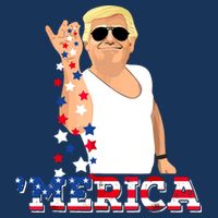 Funny Trump Salt Merica Freedom 4th Of July Cooling Performance Crew T-Shirt