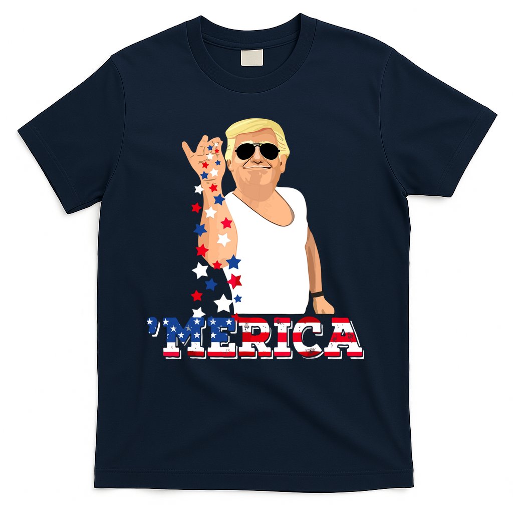 Funny Trump Salt Merica Freedom 4th Of July T-Shirt