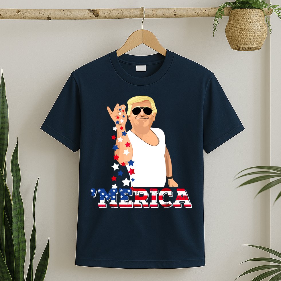 Funny Trump Salt Merica Freedom 4th Of July T-Shirt