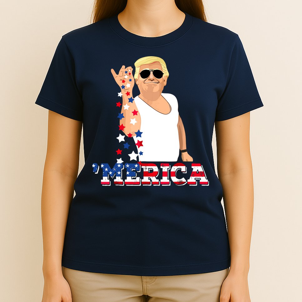 Funny Trump Salt Merica Freedom 4th Of July T-Shirt