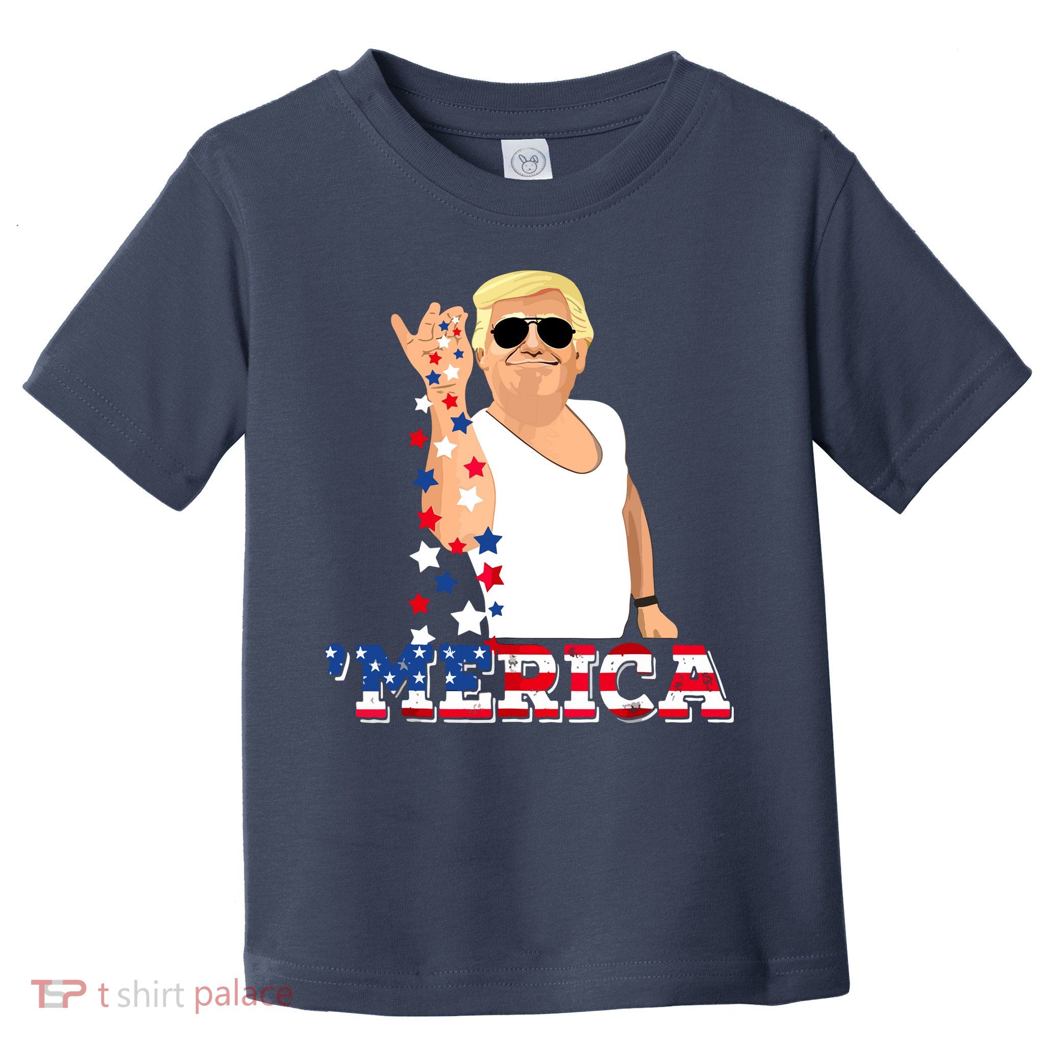 Funny Trump Salt Merica Freedom 4th Of July Toddler T-Shirt