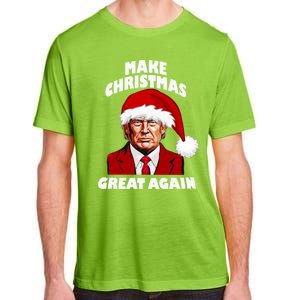 Funny Trump Santa Hat Make Christmas Great Again Gift Adult ChromaSoft Performance T-Shirt