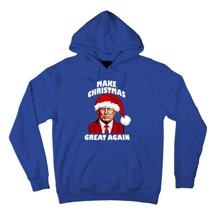 Funny Trump Santa Hat Make Christmas Great Again Gift Hoodie