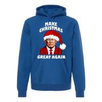 Funny Trump Santa Hat Make Christmas Great Again Gift Premium Hoodie