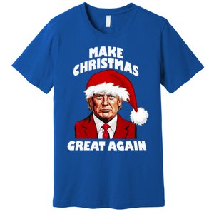 Funny Trump Santa Hat Make Christmas Great Again Gift Premium T-Shirt