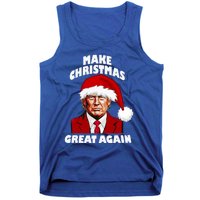 Funny Trump Santa Hat Make Christmas Great Again Gift Tank Top