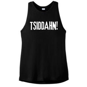 Funny Teacher Sit Down Ladies PosiCharge Tri-Blend Wicking Tank