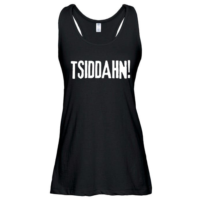 Funny Teacher Sit Down Ladies Essential Flowy Tank