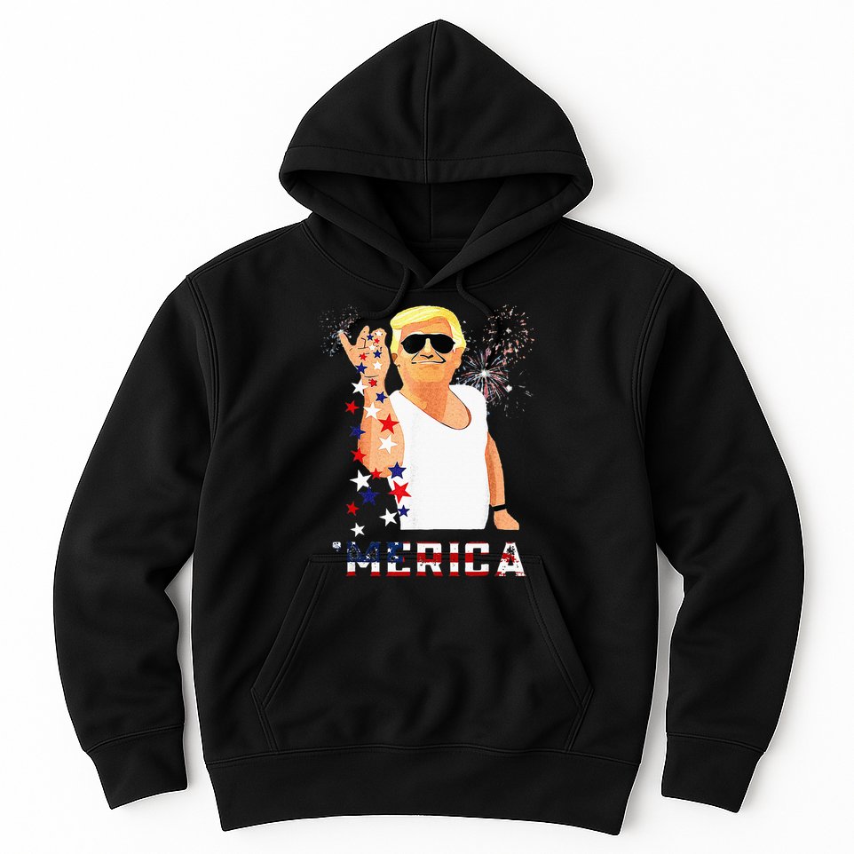 Funny Trump Salt Merica Freedom 4th Of July Gifts Hoodie
