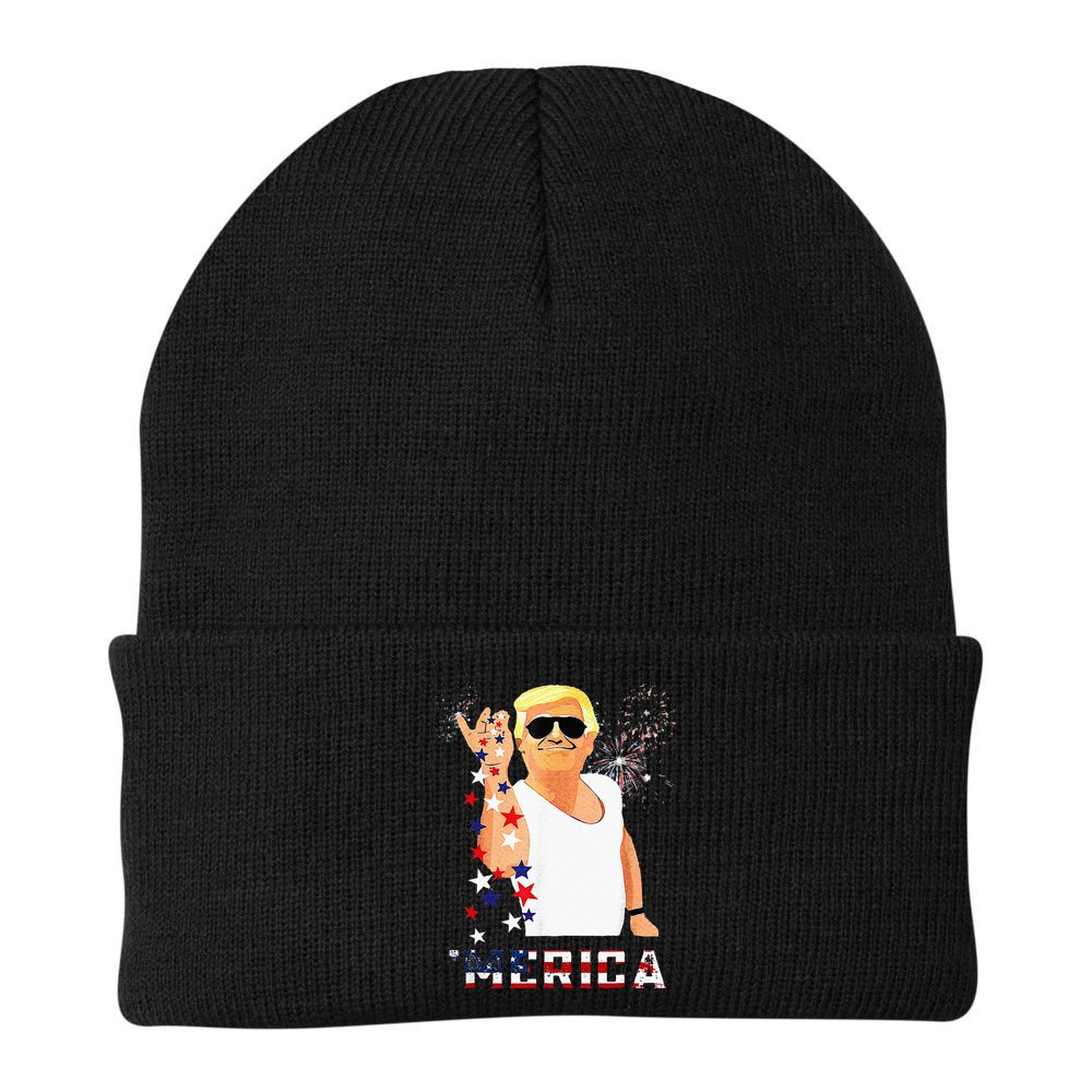 Funny Trump Salt Merica Freedom 4th Of July Gifts Beanie