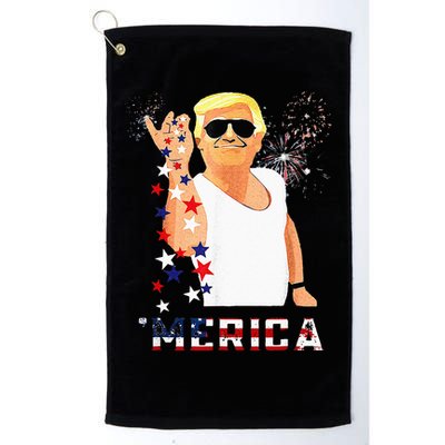 Funny Trump Salt Merica Freedom 4th Of July Gifts Golf Towel