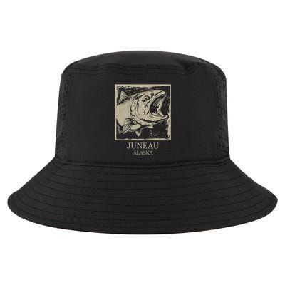 Fishing Town Souvenir Juneau Alaska Gift Cool Comfort Performance Bucket Hat
