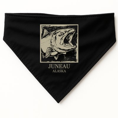 Fishing Town Souvenir Juneau Alaska Gift USA-Made Doggie Bandana