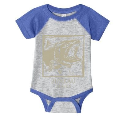 Fishing Town Souvenir Juneau Alaska Gift Infant Baby Jersey Bodysuit