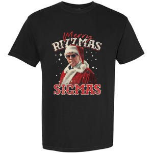 Funny Trump Santa Merry Sigmas Xmas Pajamas Garment-Dyed Heavyweight T-Shirt